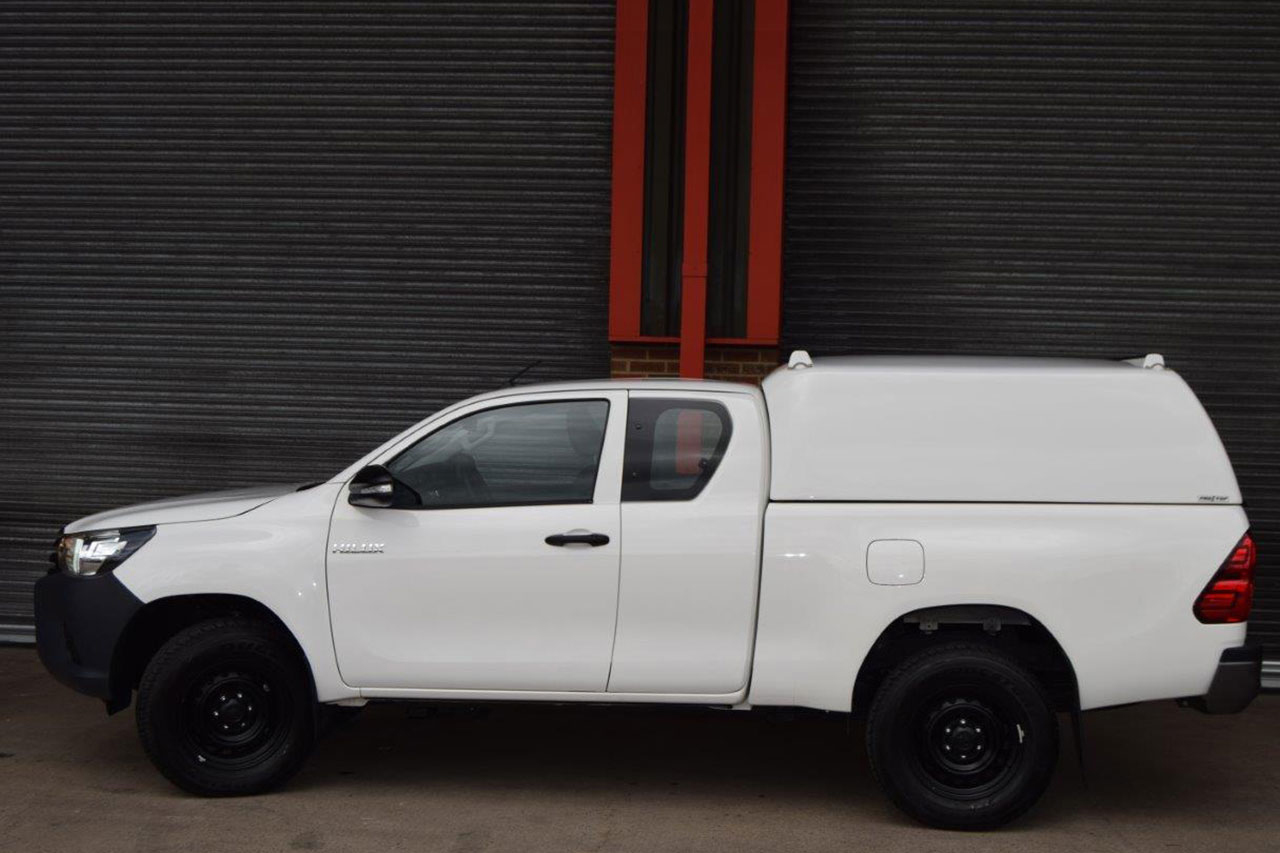 Toyota Hilux Canopy for Mid Roof Tradesman