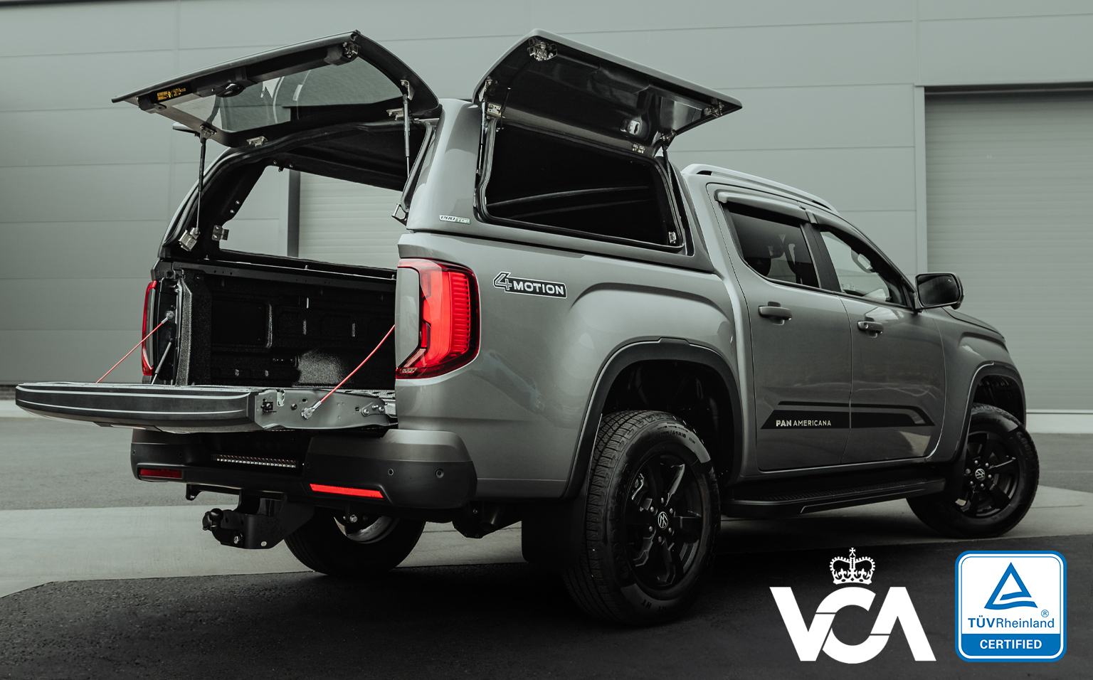 ProTop High Roof Gullwing fitted to a 2023 VW Amarok