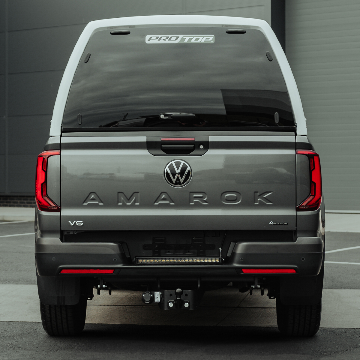 VW Amarok Truckman style commercial hardtop canopy for fleet use